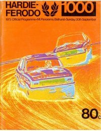 1973 Hardie-Ferodo 1000 Program